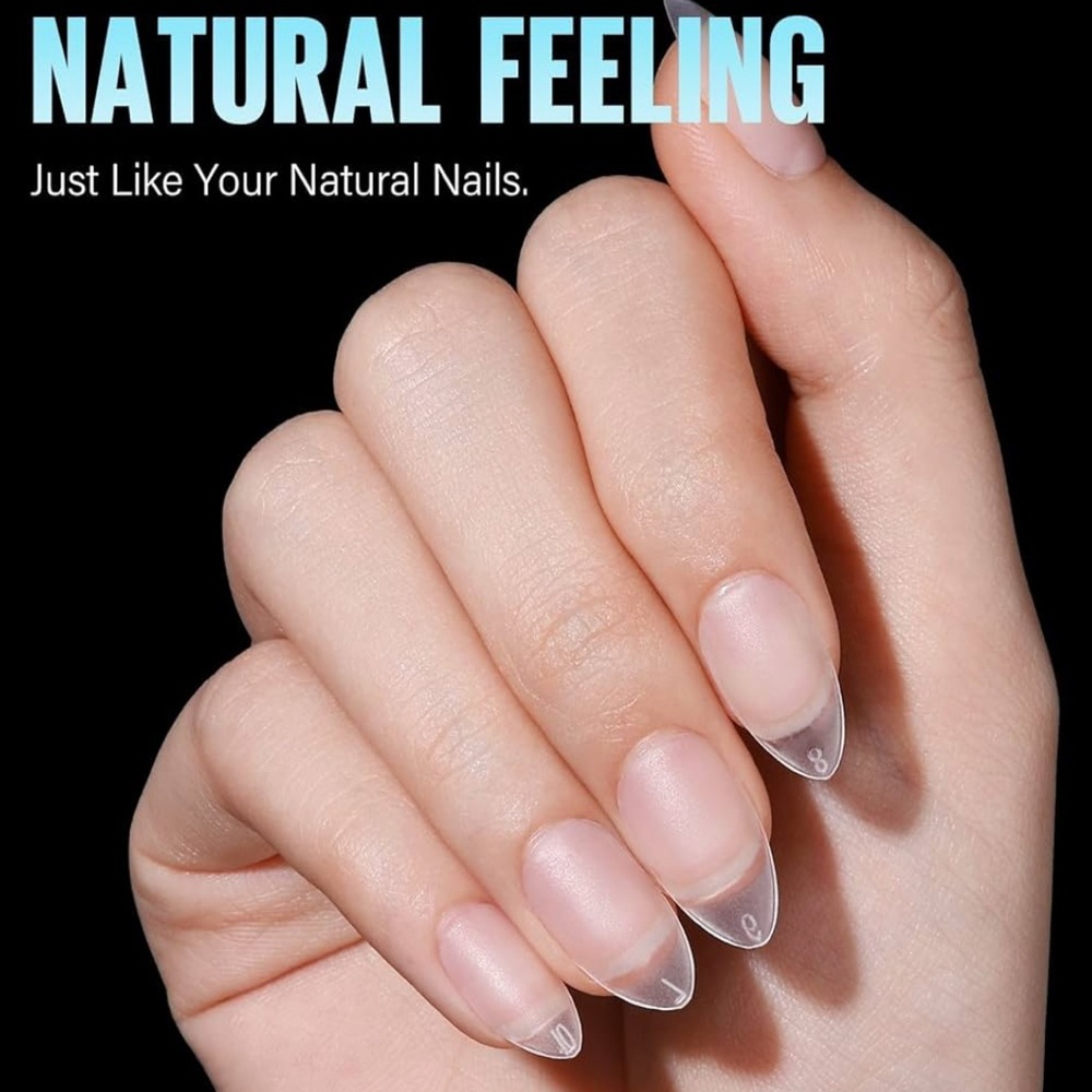 Acrylic Gel Nail Tips Almond Shaped